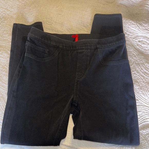 Spanx black leggings good used condition size Med - Picture 1 of 4